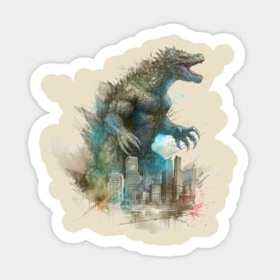 gojira's rage Sticker